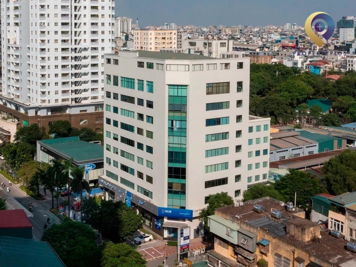 Toàn cảnh tòa nhà IDMC Láng Hạ tại quận Đống Đa, Hà Nội.